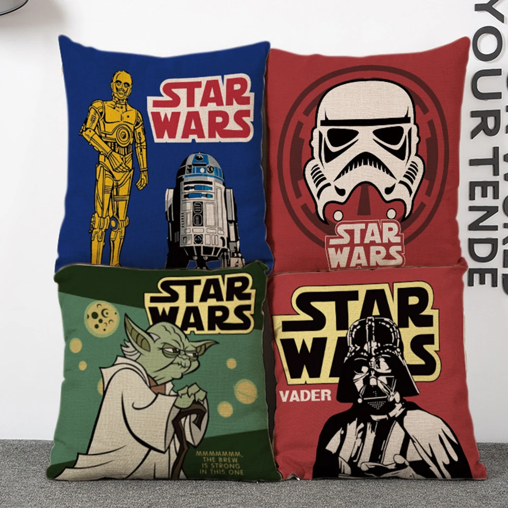 Star Wars Pillowcase Home Pillow Decoration Cotton Linen Creative Fashion Throw Pillow Cushion Case Cover For Kids Gift HG0117
Star Wars Pillowcase Home Pillow Decoration Cotton Linen Creative Fashion Throw Pillow Cushion Case Cover For Kids Gift HG0117