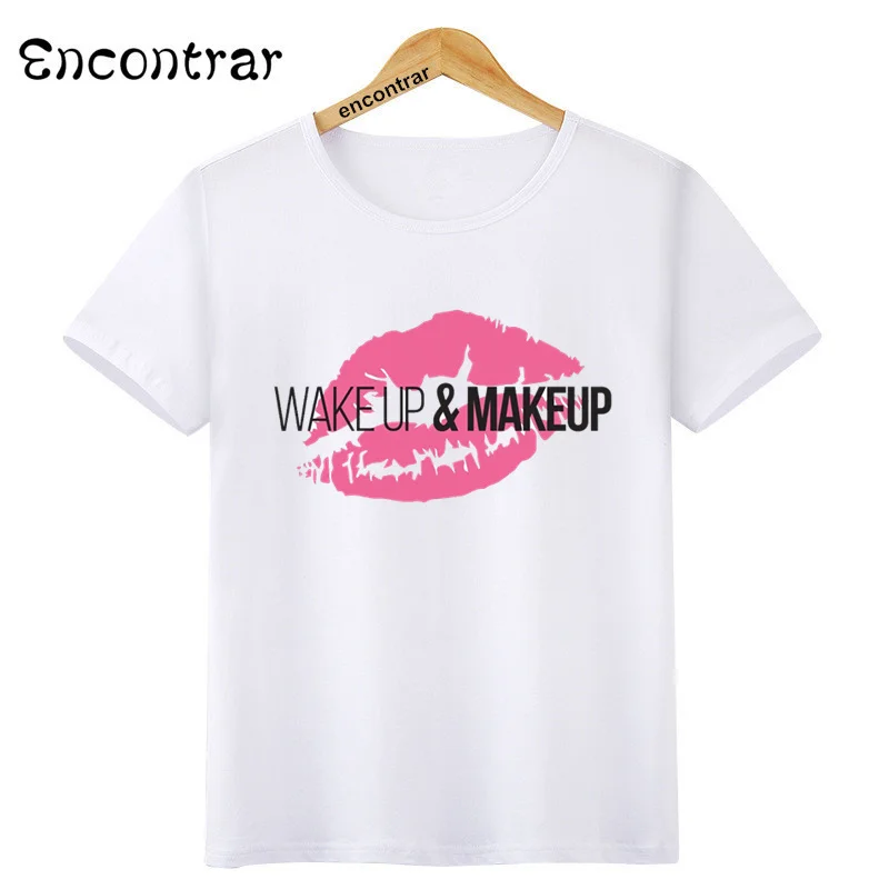 Kids Wakeup and Makeup Print O-Neck T Shirt Tees Summer Street Tops Children T-Shirt Boy/Girl Clothing,ooo3090
Kids Wakeup and Makeup Print O-Neck T Shirt Tees Summer Street Tops Children T-Shirt Boy/Girl Clothing,ooo3090