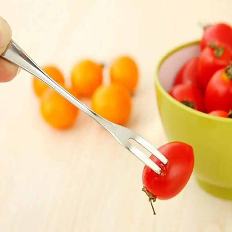 Hoomall 1PC Stainless steel Mini Fruit Fork Teeth West Tableware Dessert Cake Fruit Fork Party Kitchen Accessories 13x1.2cm
Hoomall 1PC Stainless steel Mini Fruit Fork Teeth West Tableware Dessert Cake Fruit Fork Party Kitchen Accessories 13x1.2cm