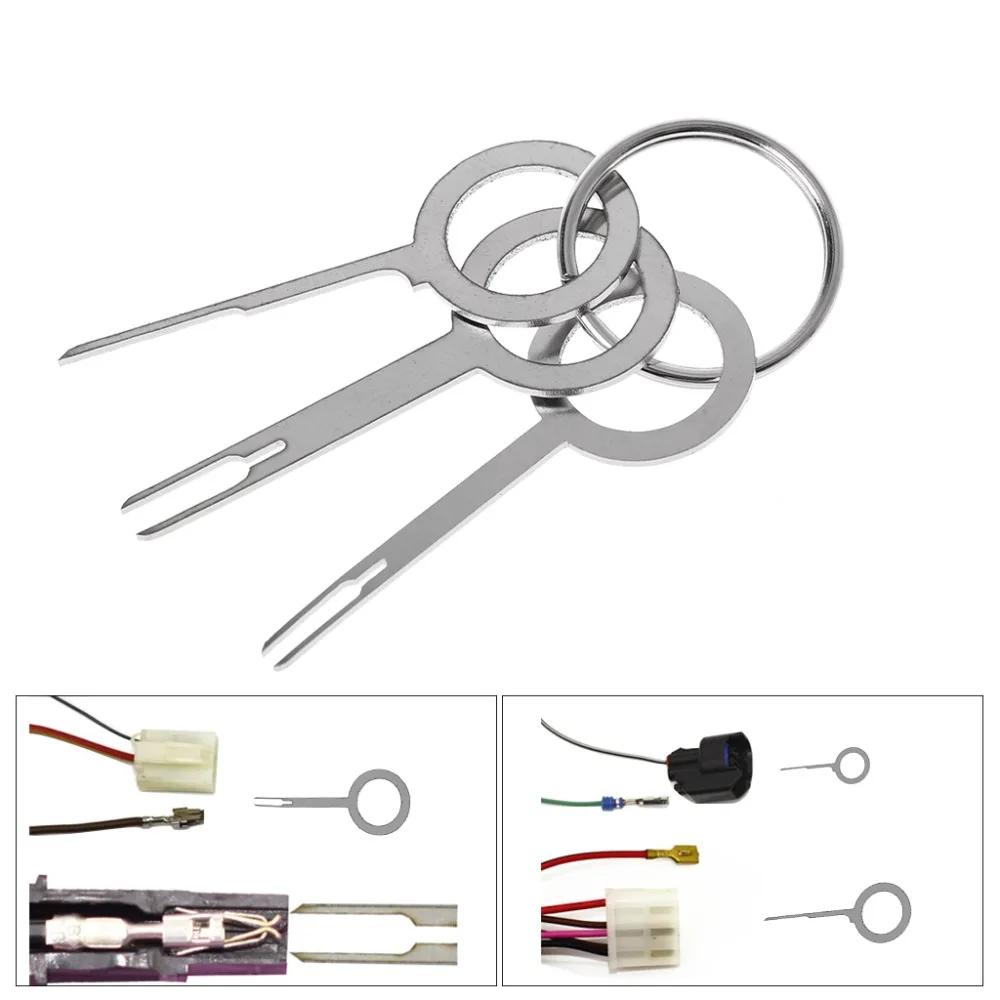3pcs/set Car Plug Terminal Removal Tool Picker Harness Wiring Crimp Connector Extractor C45
3pcs/set Car Plug Terminal Removal Tool Picker Harness Wiring Crimp Connector Extractor C45