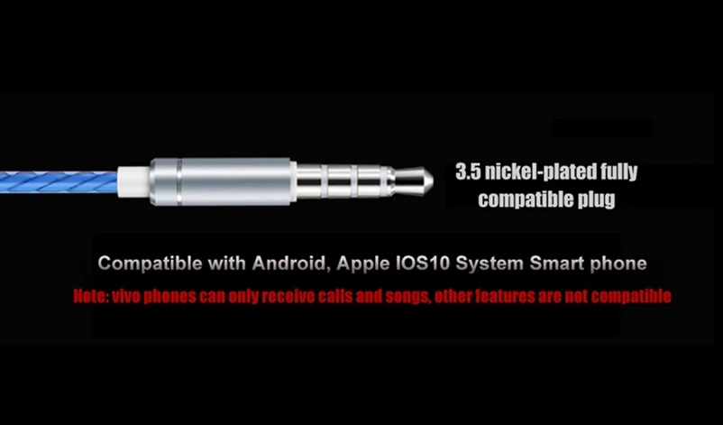 In Ear Earphone Flat Head Metal Headset With Microphone Stereo Earbuds Hifi Bass Headphone for Redmi Note 4X Huawei P10 Computer(5)