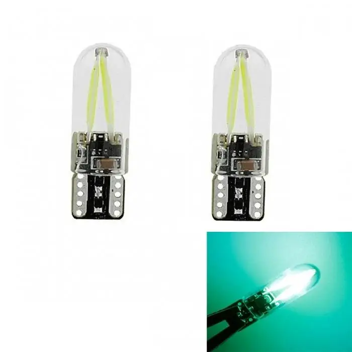 T10 2-COB W5W 194 2W 3000K Light-emitting diode Automotive filament green Light Indicator Lamps (2 PCS)
T10 2-COB W5W 194 2W 3000K Light-emitting diode Automotive filament green Light Indicator Lamps (2 PCS)