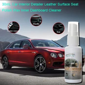 Car Seat Cleaning Leather Interior Surface Polish Wax Dashboard Cleaner Polishing 30mL Detergent
Car Seat Cleaning Leather Interior Surface Polish Wax Dashboard Cleaner Polishing 30mL Detergent