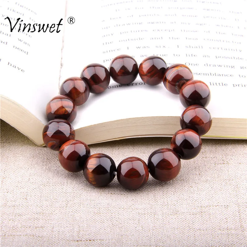 

Natural Stone Beads Buddha Bracelet AAA Red Tiger Eyes Yoga Meditation Bracelet for Men Women Hand Jewelry Homme