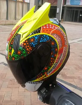 New Malushun Motorcycle Helmet ABS Pure Material Racing Helmet Anti-fog Helmet Full Helmet cc
New Malushun Motorcycle Helmet ABS Pure Material Racing Helmet Anti-fog Helmet Full Helmet cc