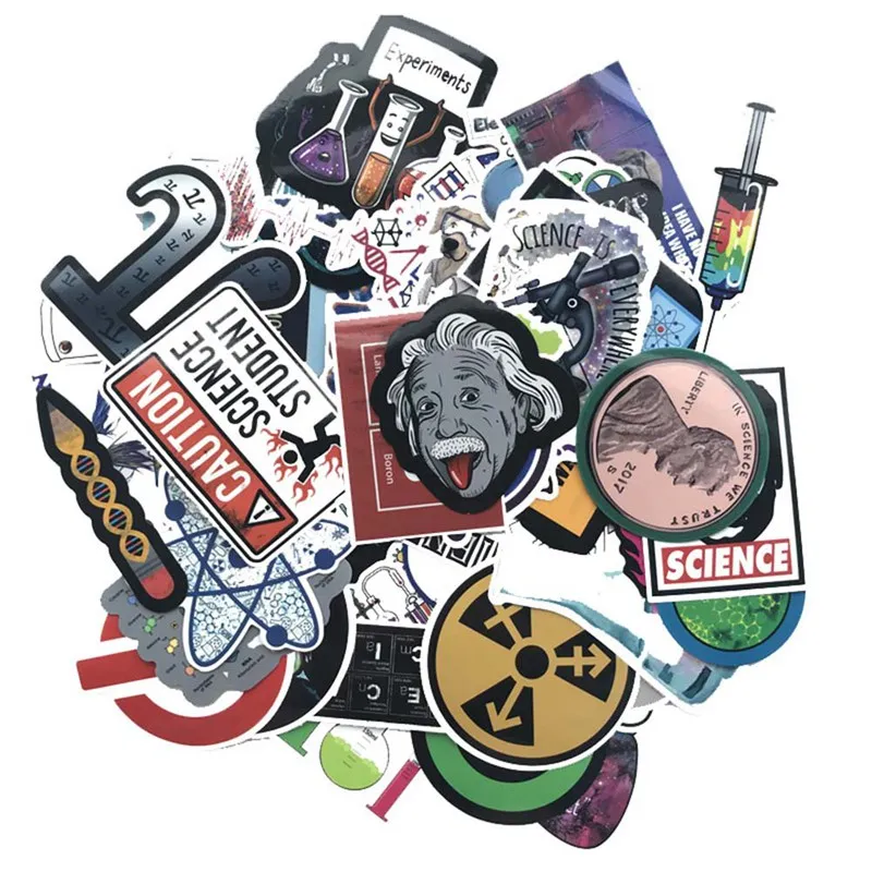 51PCS/pack NEW Outdoor Science Laboratory Stickers For Laptop Skateboard Luggage Car Styling Bike Doodle Decals Cool Waterproof
51PCS/pack NEW Outdoor Science Laboratory Stickers For Laptop Skateboard Luggage Car Styling Bike Doodle Decals Cool Waterproof