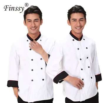 New Chef's Long-sleeved Outfit Wear Work Clothes Unisex Overalls Hotel Kitchen Chef Uniform Restaurant Food Service
New Chef's Long-sleeved Outfit Wear Work Clothes Unisex Overalls Hotel Kitchen Chef Uniform Restaurant Food Service