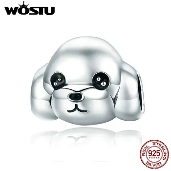 WOSTU Real 925 Sterling Silver Lovely Poodle Dog Pet Animal Charm fit Original DIY Beads Bracelet Jewelry Girl Gift DXC837
WOSTU Real 925 Sterling Silver Lovely Poodle Dog Pet Animal Charm fit Original DIY Beads Bracelet Jewelry Girl Gift DXC837