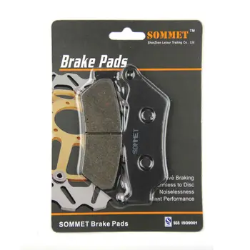 SOMMET Motorcycle Front Brake Pads Disks 1 pair for BMW F 650 GS Dakar (99-07) F650GS F650 GS LT209
SOMMET Motorcycle Front Brake Pads Disks 1 pair for BMW F 650 GS Dakar (99-07) F650GS F650 GS LT209