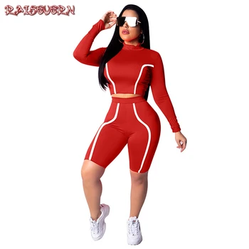 RAISEVERN 2019 Spring and Summer Sexy High Collar Striped Stitching Two-piece Slim Long-sleeved High Waist Pants Suit
RAISEVERN 2019 Spring and Summer Sexy High Collar Striped Stitching Two-piece Slim Long-sleeved High Waist Pants Suit