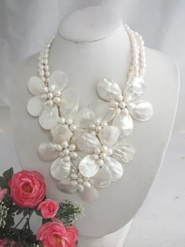 Free Shipping !!!A-3878 New Style White Freshwater Pearl Beads With Shell Flower Necklace For Women Fashion
Free Shipping !!!A-3878 New Style White Freshwater Pearl Beads With Shell Flower Necklace For Women Fashion