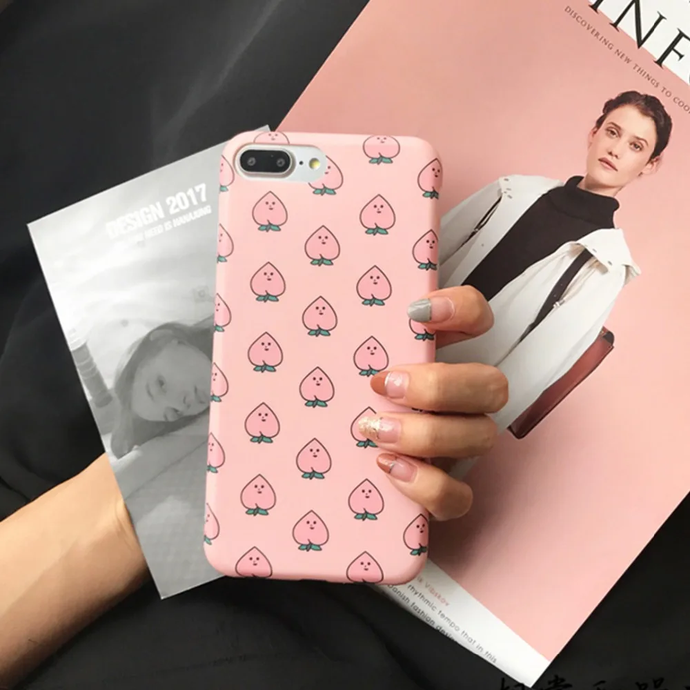 PGSD Cartoon cute peaches Mobile phone shell for iphone XS MAX XR apple 7/8Plus 6s Soft silica gel case protected back cover
PGSD Cartoon cute peaches Mobile phone shell for iphone XS MAX XR apple 7/8Plus 6s Soft silica gel case protected back cover