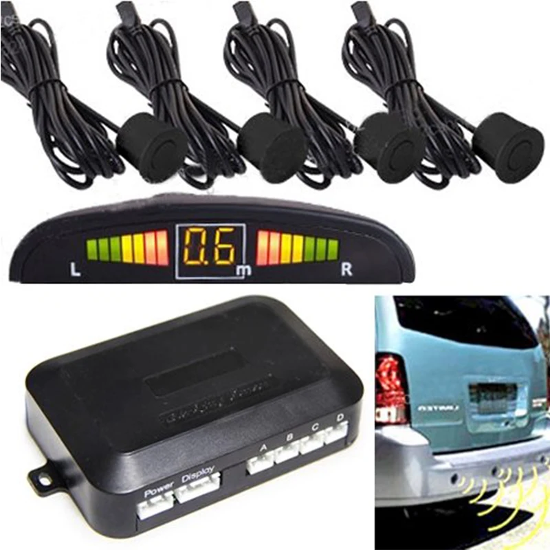 Car Auto Parktronic LED Parking Sensor With 4 Sensors Reverse Backup Car Parking Radar Monitor Detector System Backlight Display
Car Auto Parktronic LED Parking Sensor With 4 Sensors Reverse Backup Car Parking Radar Monitor Detector System Backlight Display