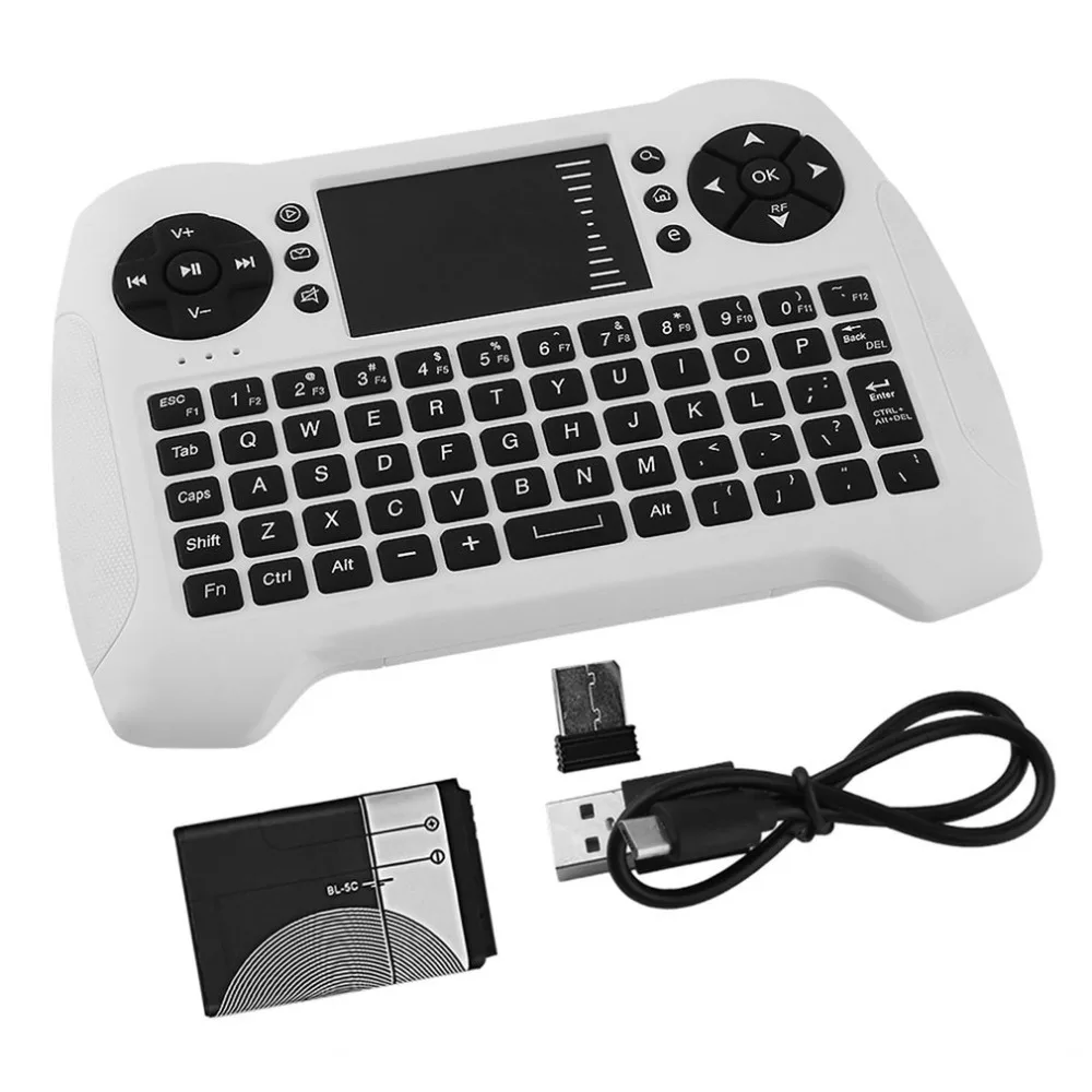 T16 Touchpad Wireless Mini Keyboard Mouse Touchpad Handheld Remote Control Touchpad For Android PC Adjustable DIP