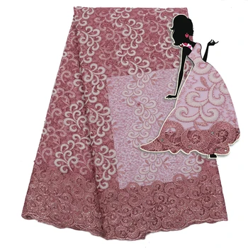 Latest French Lace Fabric Hot Sale African Tulle Lace Fabric Nigerian Embroidered Net Lace with Sequins Beads KS2286B
Latest French Lace Fabric Hot Sale African Tulle Lace Fabric Nigerian Embroidered Net Lace with Sequins Beads KS2286B