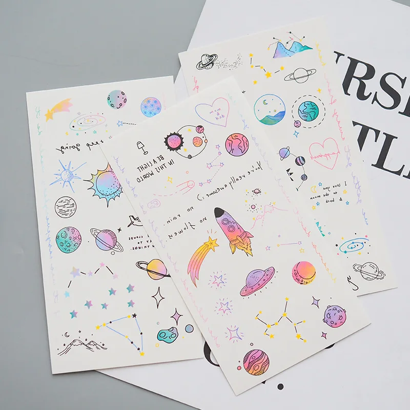 Stars Sea Planet Space Travel Bullet Journal Decorative Stickers Scrapbooking Stick Label Diary Stationery Album Stickers
Stars Sea Planet Space Travel Bullet Journal Decorative Stickers Scrapbooking Stick Label Diary Stationery Album Stickers