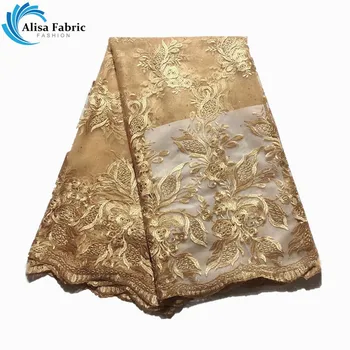 Golden yellow African lace fabric high quality 2019 french laces fabrics embroidered with stones net lace for lady wedding dress
Golden yellow African lace fabric high quality 2019 french laces fabrics embroidered with stones net lace for lady wedding dress