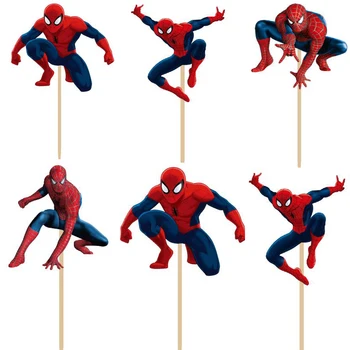 720pcs Super hero Spiderman Cartoon Cupcake Toppers Picks manufactory boy Kid birthday party evnent decorations Food friut picks
720pcs Super hero Spiderman Cartoon Cupcake Toppers Picks manufactory boy Kid birthday party evnent decorations Food friut picks