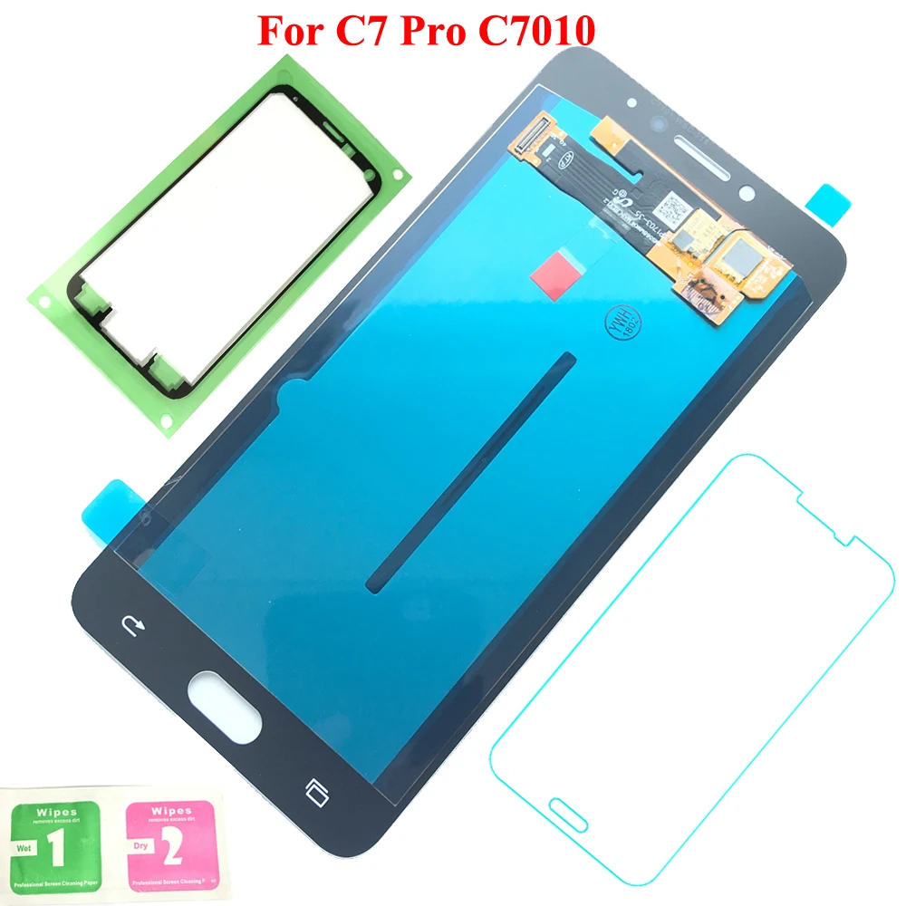 FIX2SAILING Display LCD 100% Working Super HD AMOLED LCD Display Touch Screen Assembly For Samsung Galaxy C7 Pro C7010 Sticker
FIX2SAILING Display LCD 100% Working Super HD AMOLED LCD Display Touch Screen Assembly For Samsung Galaxy C7 Pro C7010 Sticker