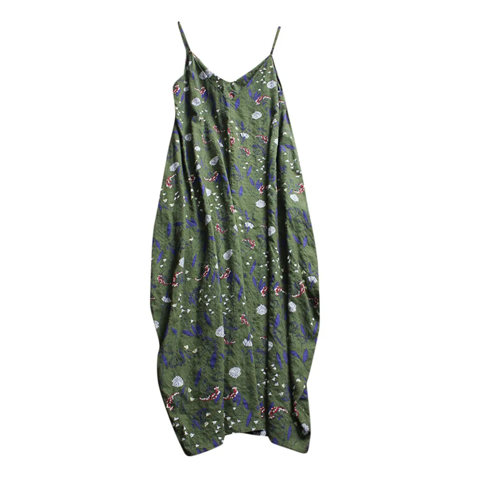Ladies Print Floral Long Maxi Boho Bohemian Beach Summer Dress Women Sundress Sexy V-Neck Sleeveless Strap Vintage Dress Vestido
Ladies Print Floral Long Maxi Boho Bohemian Beach Summer Dress Women Sundress Sexy V-Neck Sleeveless Strap Vintage Dress Vestido