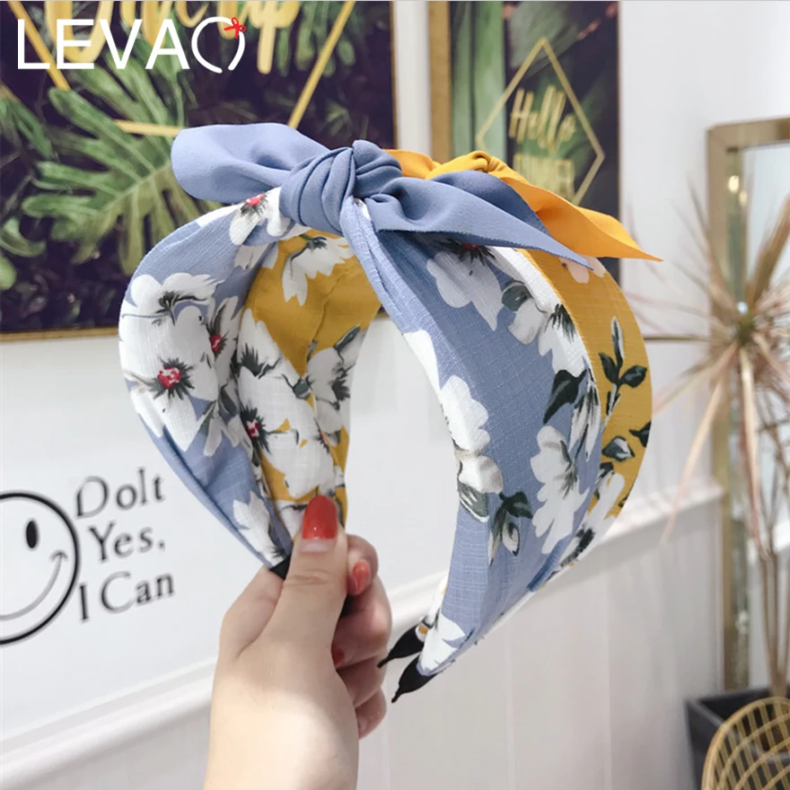 Levao Lovely Printed Bow Knotted Hairbands for Girls Flower Pattern Fabric Wide-edged Headbands for Women Party Hair Accessories
Levao Lovely Printed Bow Knotted Hairbands for Girls Flower Pattern Fabric Wide-edged Headbands for Women Party Hair Accessories