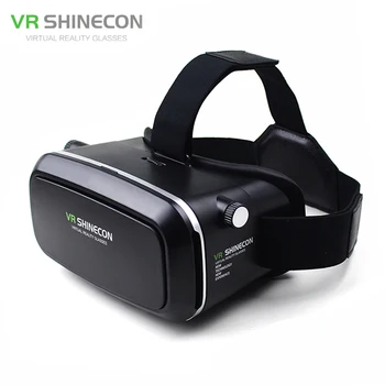VR Shinecon Virtual Reality 3D Glasses Headband Cardboard Headmount Mobile Smartphone