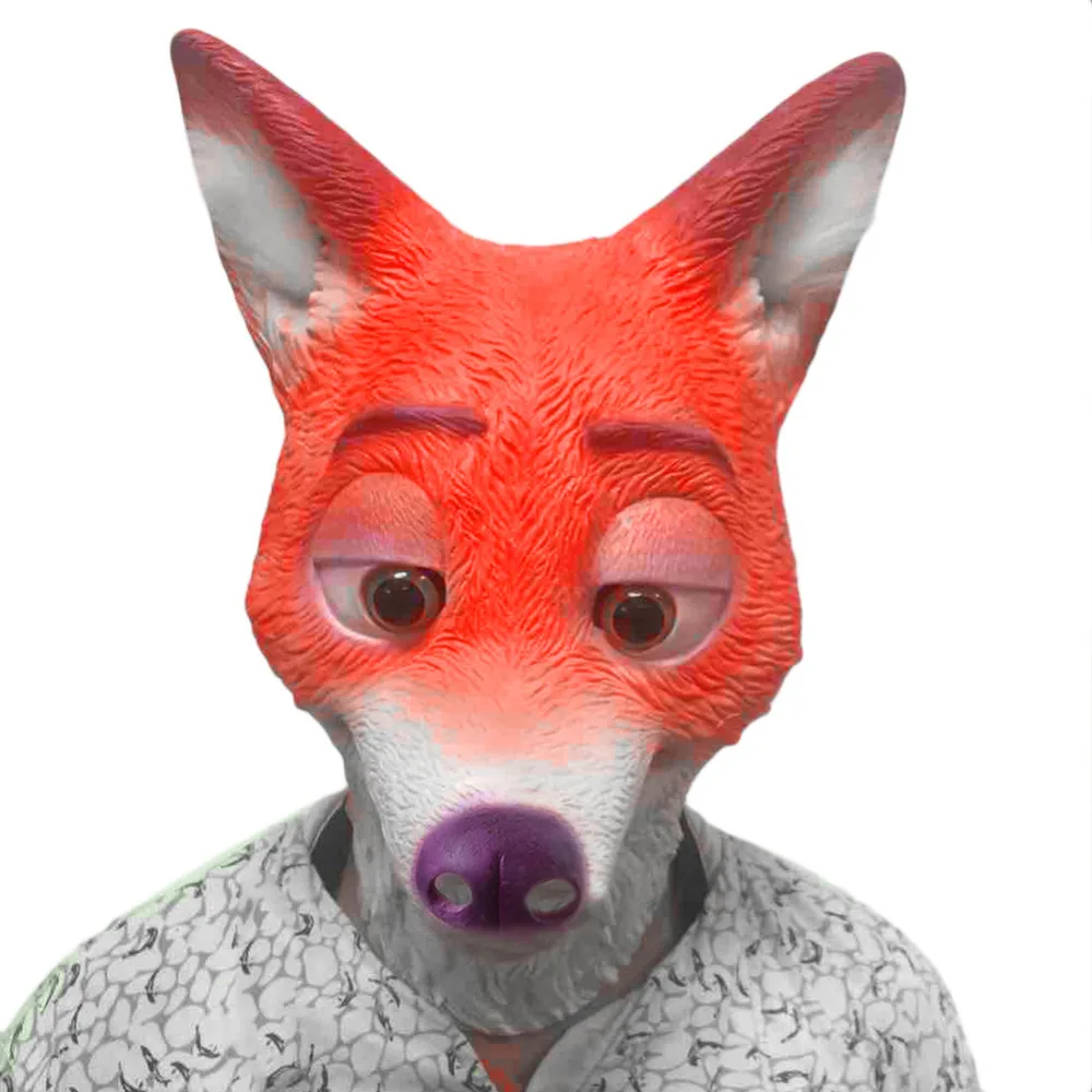 New Animal Red fox Latex Mask breathable animal full face head mask Halloween Masquerade Mask Fancy Dress Party Cosplay Costume
New Animal Red fox Latex Mask breathable animal full face head mask Halloween Masquerade Mask Fancy Dress Party Cosplay Costume