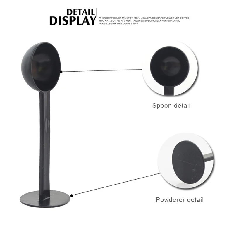 2 IN 1 10g Black Color Measuring Spoon Coffee Tamper Plastic Handle Coffee and Tea Utensils Accessories Kitchen Measuring Tool
2 IN 1 10g Black Color Measuring Spoon Coffee Tamper Plastic Handle Coffee and Tea Utensils Accessories Kitchen Measuring Tool