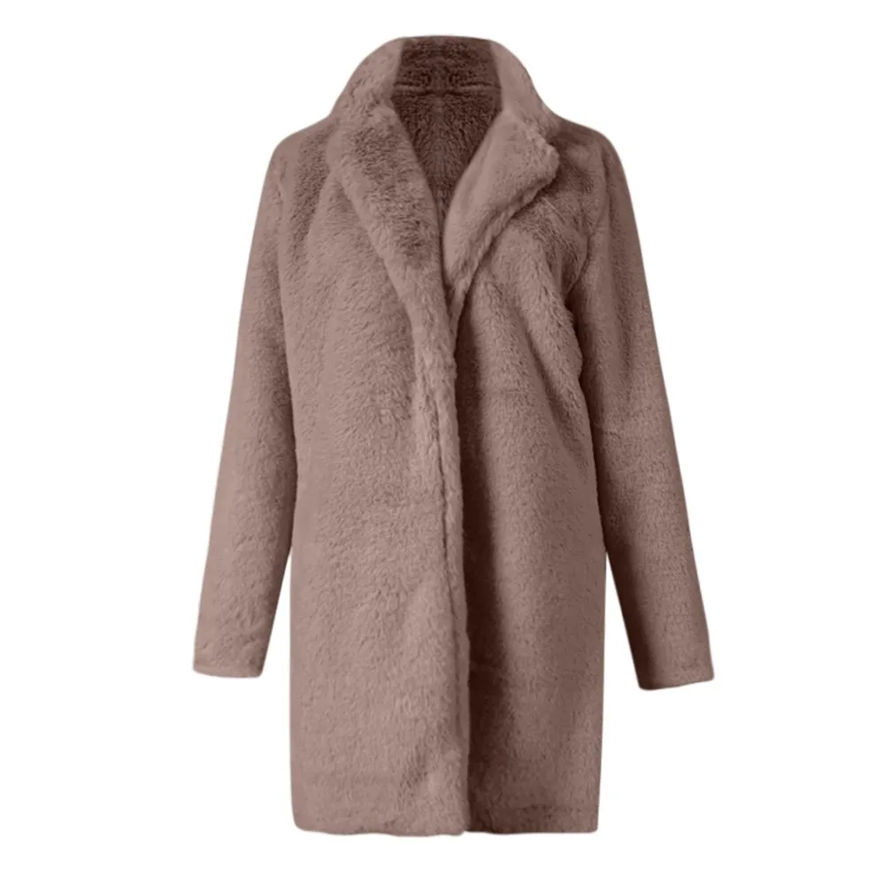 YOUYEDIAN 2018 Womens Ladies Warm Artificial Wool Coat Jacket Lapel Winter Outerwear
YOUYEDIAN 2018 Womens Ladies Warm Artificial Wool Coat Jacket Lapel Winter Outerwear