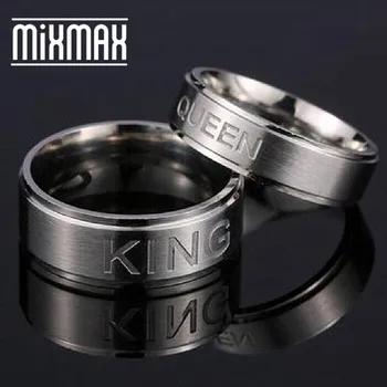 wholesale 50pcs mix lot King and Queen men's women's Couple 316L Titanium Steel Wedding Engagement Jewelry Rings Gifts 
wholesale 50pcs mix lot King and Queen men's women's Couple 316L Titanium Steel Wedding Engagement Jewelry Rings Gifts