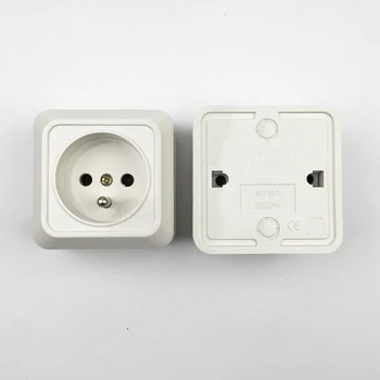2Pcs 16A French Standard Wall Power Socket Wall Switch Socket AC 250V Detachable Socket
2Pcs 16A French Standard Wall Power Socket Wall Switch Socket AC 250V Detachable Socket