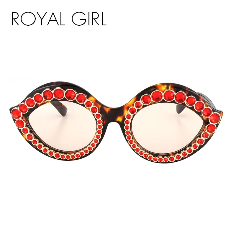 ROYAL GIRL Cat Eye Sunglasses Women Shiny Colored Crystal Acetate Frames Sun Glasses Female Lip Shade High quality UV400 ss360
ROYAL GIRL Cat Eye Sunglasses Women Shiny Colored Crystal Acetate Frames Sun Glasses Female Lip Shade High quality UV400 ss360
