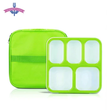 Lunch Bento Box Microwave Safe Lunch Box 5 Compartment Insulated Leakproof Meal Prep Container Eco-Friendly Reusable with Bag
Lunch Bento Box Microwave Safe Lunch Box 5 Compartment Insulated Leakproof Meal Prep Container Eco-Friendly Reusable with Bag