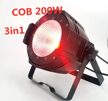 200W COB Led Par Light RGB 3in1 dj light LED DMX disco Stage lighting effects
200W COB Led Par Light RGB 3in1 dj light LED DMX disco Stage lighting effects