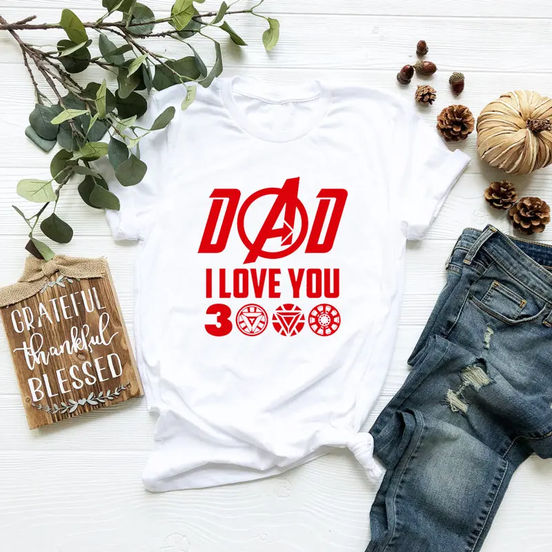 DAD I Love You 3000 Times Womens tshirt Avengers Endgame Iron Man Love U Three Thousand Times T Shirt Marvel Movie White Clothes
DAD I Love You 3000 Times Womens tshirt Avengers Endgame Iron Man Love U Three Thousand Times T Shirt Marvel Movie White Clothes