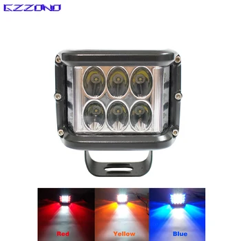 

GZZONO 1Pcs Dually 4 Inch 48W Cube Side Shooter LED Work Light Strobe Driving For Offorad Truck Tractor SUV ATV 4WD Boat 4x4