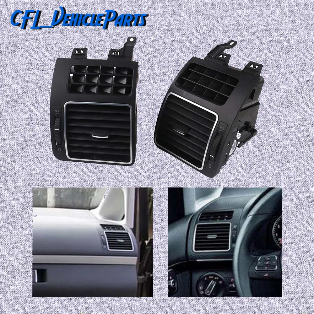 Pair Dashboard Front L+R Chrome AC Air Vent Outlet 1T0819703A 1T0819704A 1TD819703A For VW Touran 2003-2015
Pair Dashboard Front L+R Chrome AC Air Vent Outlet 1T0819703A 1T0819704A 1TD819703A For VW Touran 2003-2015