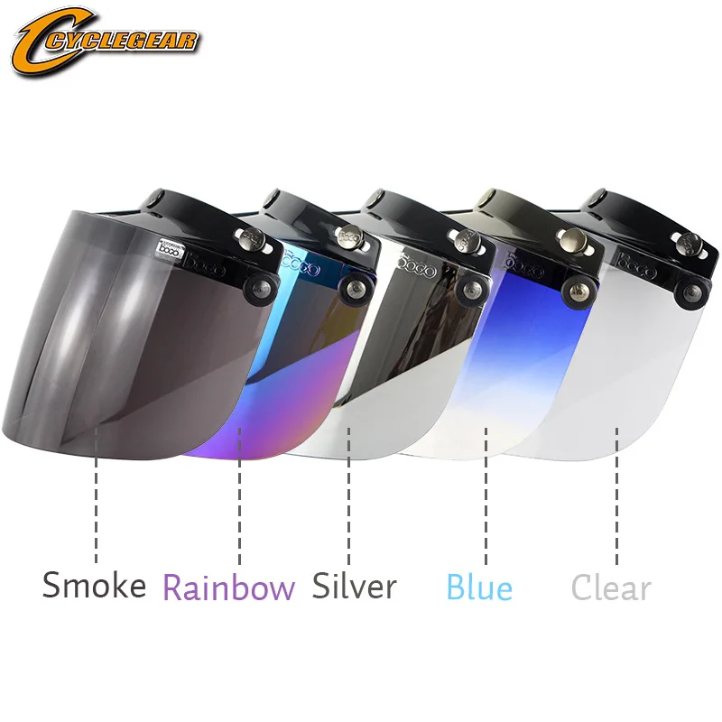 Anti-wind Bubble Visor Open Face &Flip Up Motorbike Helmet Color Shield Retro Casque Goggles Harley Motorcycle Lens BV03
Anti-wind Bubble Visor Open Face &Flip Up Motorbike Helmet Color Shield Retro Casque Goggles Harley Motorcycle Lens BV03