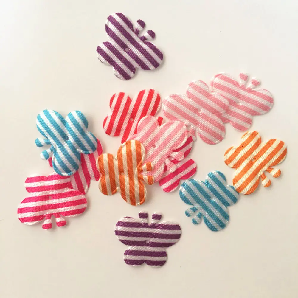 New 200pcs Mixed Colorful stripe Cloth Fabric Felt Patches Butterfly Appliques for Clothes Stickers Ornament Wedding DIY SA81A
New 200pcs Mixed Colorful stripe Cloth Fabric Felt Patches Butterfly Appliques for Clothes Stickers Ornament Wedding DIY SA81A