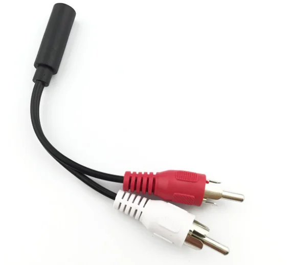 Universal 3.5mm Stereo Audio Female to 2 RCA Male Socket to Headphone 3.5 Adapter Cable for Computer Speakers Line
Universal 3.5mm Stereo Audio Female to 2 RCA Male Socket to Headphone 3.5 Adapter Cable for Computer Speakers Line