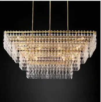 Post-modern engineering crystal chandelier living room villa dining room lamps American warm bedroom minimalist modern study lam
Post-modern engineering crystal chandelier living room villa dining room lamps American warm bedroom minimalist modern study lam