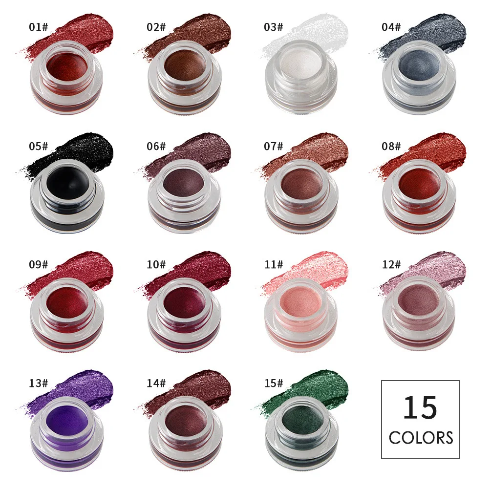 NICEFACE Fashion 15 Colors Eye Shadow Gel Silky Quick-dry Illuminating Eyeshadow Cream Make Up Eyes Smooth Pigment
NICEFACE Fashion 15 Colors Eye Shadow Gel Silky Quick-dry Illuminating Eyeshadow Cream Make Up Eyes Smooth Pigment