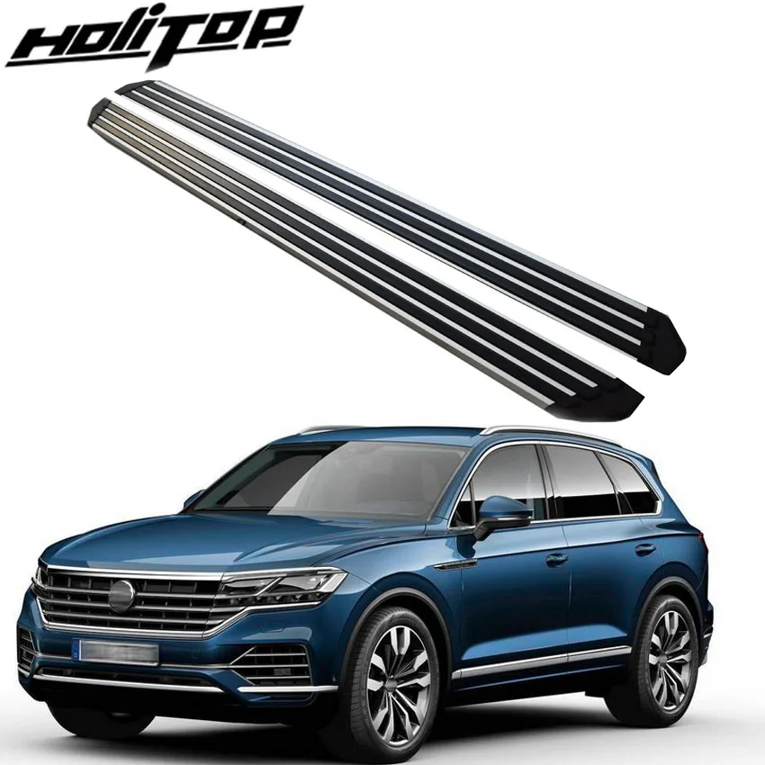 New arrival for VW Touareg 2019+ side bar foot board side pedal steps.thicken aluminum alloy,free shipping to Asian countries
New arrival for VW Touareg 2019+ side bar foot board side pedal steps.thicken aluminum alloy,free shipping to Asian countries