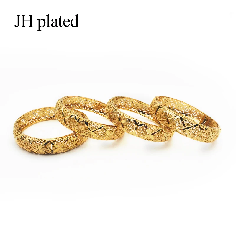 JHplated New Fashion lady Luxury Gold Color Jewelry Bangles Ethiopian African Women Dubai Bracelet Party Ornament wedding Gift
JHplated New Fashion lady Luxury Gold Color Jewelry Bangles Ethiopian African Women Dubai Bracelet Party Ornament wedding Gift