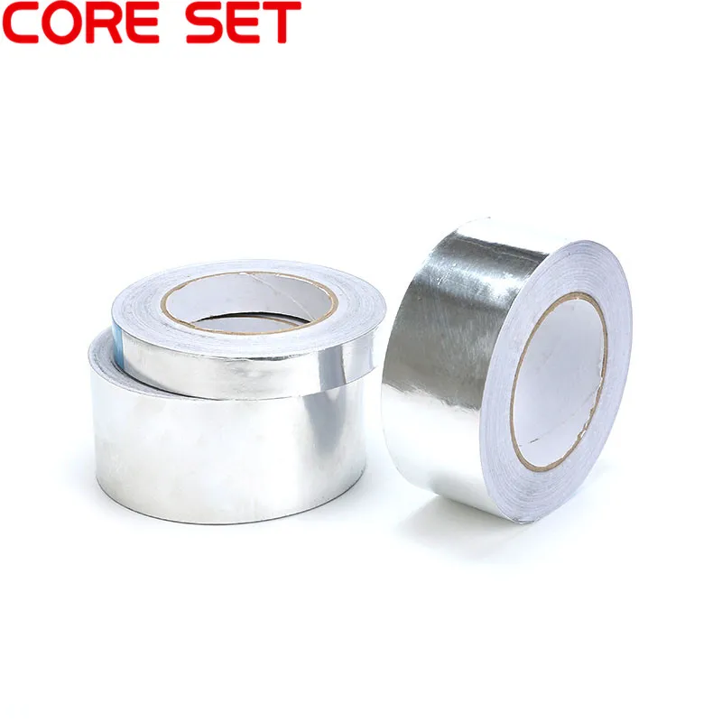 40 Meters 20/50/60mm Useful Aluminium Foil Adhesive Sealing Tape Thermal Resist Duct Repairs High Temperature Resistant
40 Meters 20/50/60mm Useful Aluminium Foil Adhesive Sealing Tape Thermal Resist Duct Repairs High Temperature Resistant