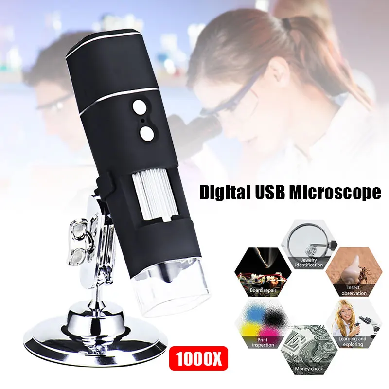 Portable Electron Microscope 1080P 8 Led Lights WIFI USB 1000X Computers Real-Time Video Ear Cleaning Tool Monitoring
Portable Electron Microscope 1080P 8 Led Lights WIFI USB 1000X Computers Real-Time Video Ear Cleaning Tool Monitoring