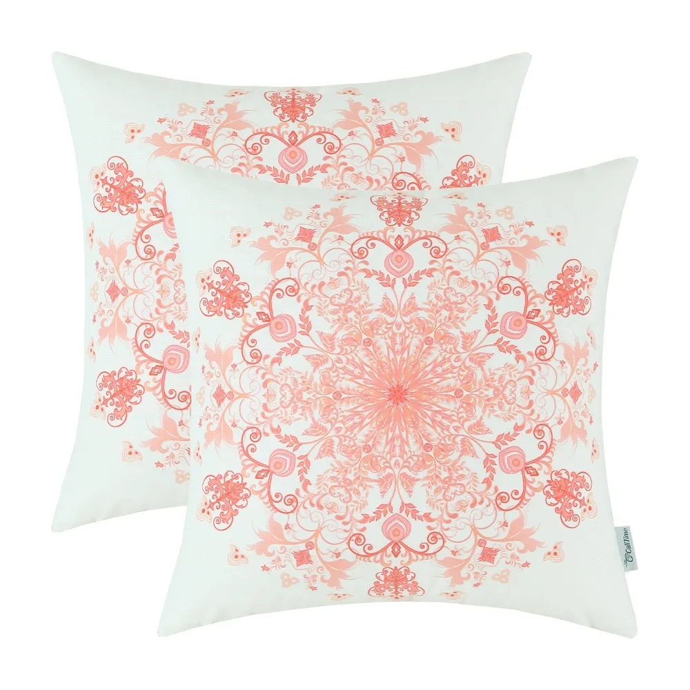 2PCS Square CaliTime Cushion Cover Decorative Pillows Shell Home Short Plush Vintage Mandala Floral 20" X 20"(50cm X 50cm) Pink
2PCS Square CaliTime Cushion Cover Decorative Pillows Shell Home Short Plush Vintage Mandala Floral 20" X 20"(50cm X 50cm) Pink