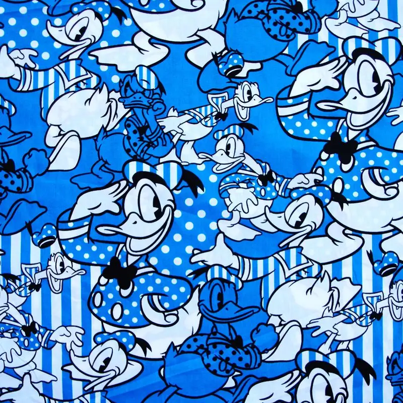 2176 - 155cmx47cm Donald Duck printed Cotton Poplin Fabric for textile, pathwork, cloth
2176 - 155cmx47cm Donald Duck printed Cotton Poplin Fabric for textile, pathwork, cloth