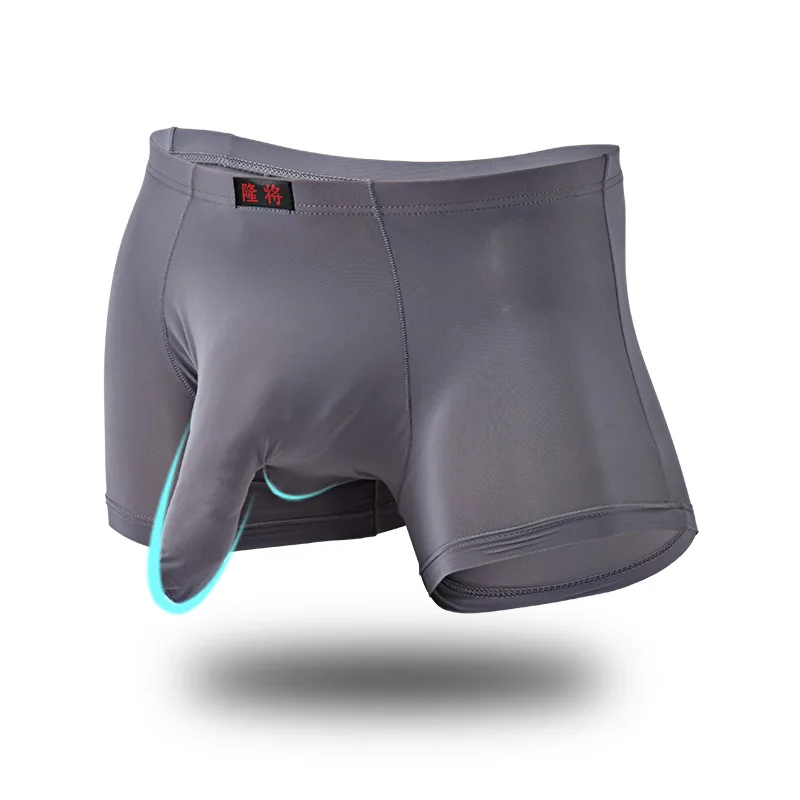 Sexy Gay Underwear Men Boxer Shorts Cuecas U Convex Pouch Low Waist Panties Man Ice Silk Transparent Underpants calzoncillos S-L
Sexy Gay Underwear Men Boxer Shorts Cuecas U Convex Pouch Low Waist Panties Man Ice Silk Transparent Underpants calzoncillos S-L