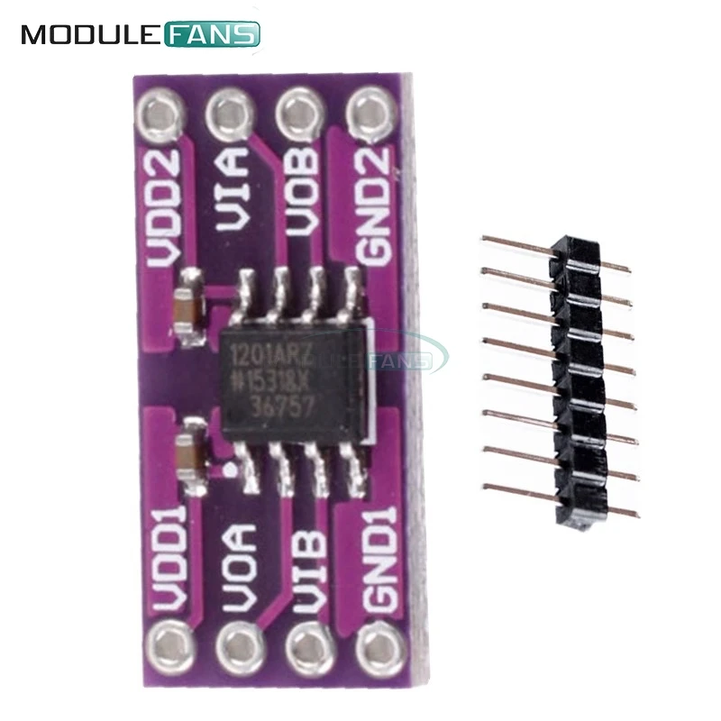 Magnetic Isolator Board Module Replace Optocouplers CJMCU-1201 ADUM1201 Isolator ADUM1201ARZ SOIC 8 Isolator SPI Interface
Magnetic Isolator Board Module Replace Optocouplers CJMCU-1201 ADUM1201 Isolator ADUM1201ARZ SOIC 8 Isolator SPI Interface